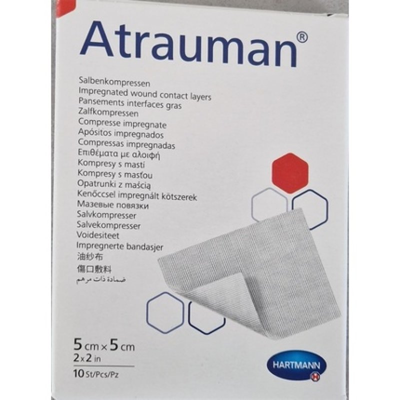 Atrauman Sterile Compresses 5x5 cm - Pack of 10