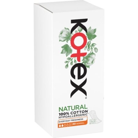 Kotex Liners Natural Normal 40