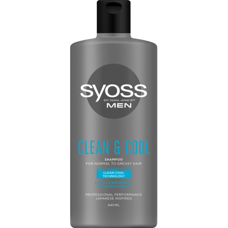 Syoss Men Clean & Cool Shampoo 440ml