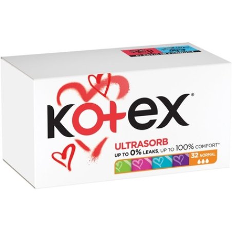 Kotex U-Sorb normal tampons 32