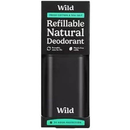 Wild Deodorant Natural Refillable Vegan Eco-Friendly Aluminium Free Long Lasting Protection 100% Natural Ingredients