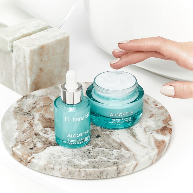 Dr Irena Eris Algorithm Limited Skincare Trio - Spf 20 Day Cream 50ml, Night Serum 30ml, Revitalizing Cream 50ml
