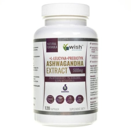 Wish Ashwagandha Extract 500mg 120 Capsules