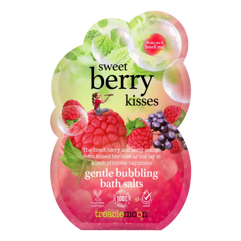 Treaclemoon Sweet Berry Kisses 80 g Baie, Orange Sels de bain