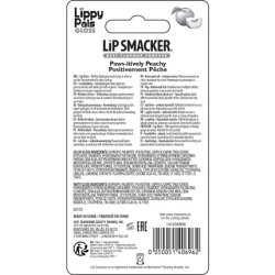 Lip Smacker Lippy Pals Panda Flavoured Lip Gloss for Kids Peach Flavour Paws-itively Peachy Gel