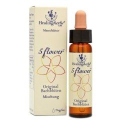 Healing Herbs Bach Flower Essences Five Flower Remedy 10ml
