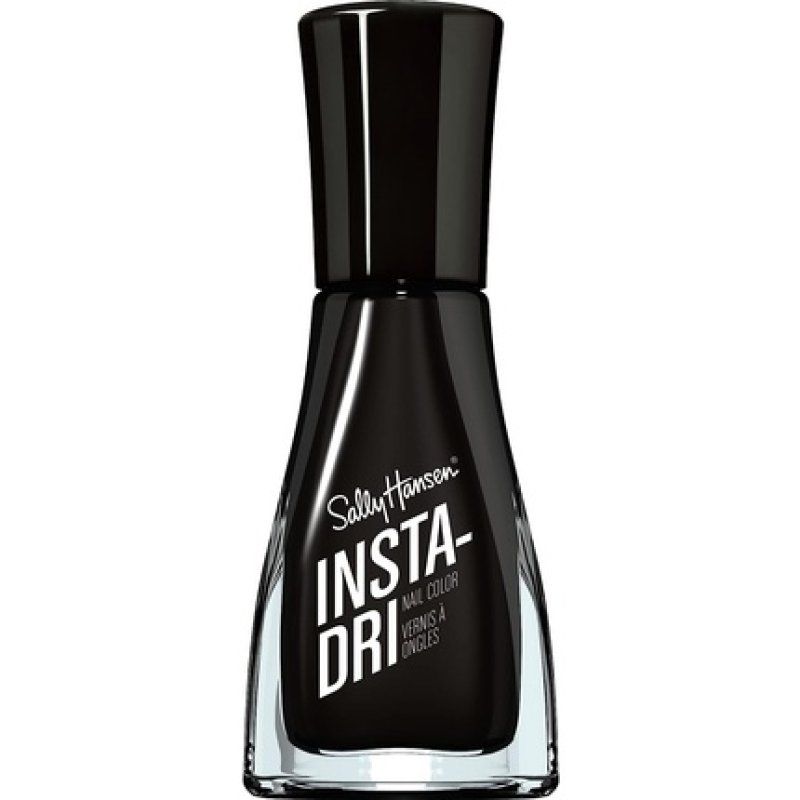 Sally Hansen Insta-Dri 1 Stroke-1 Coat-Done Nail Polish 9.17ml Black To Black