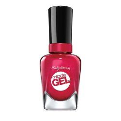 Sally Hansen Miracle Gel Nail Polish Bordeaux Glow with Shiny Top Coat 2 Count