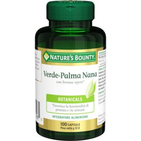 Green-Palm Dwarf Nature's Bounty 100 Capsules
