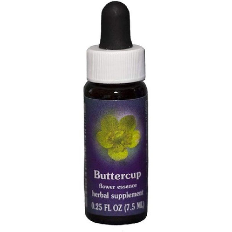 Flower Essence Services Buttercup Supplement Dropper 0.25 Ounce