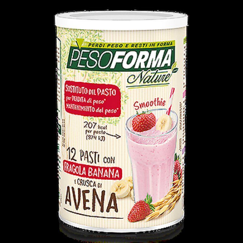Pesoforma Nature Line Meal Replacement Smoothie Strawberry Banana 12 Meals