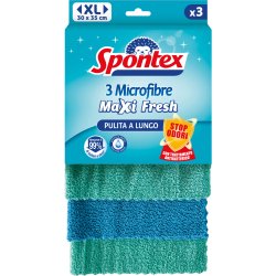 Spontex 3384127002503 Chiffon de nettoyage Microfibre Multicolore 3 pièce(s)