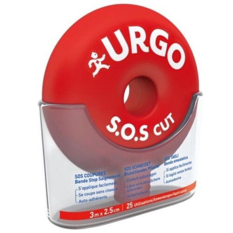 Urgo Sos Self-Adhesive Bandage 3x2.5cm