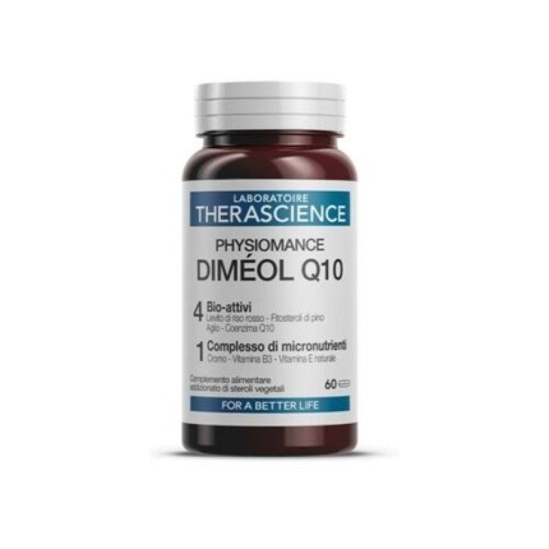 Laboratoire Therascience Physiomance Dimeol Q10 Cholesterol Supplement 60 Tabs