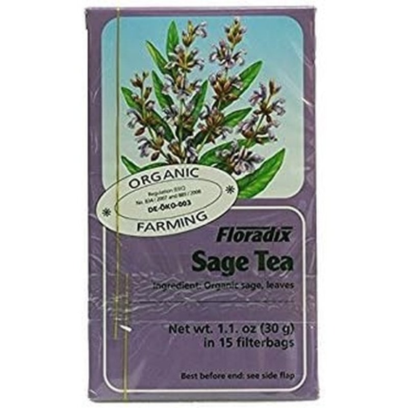 Floradix Sage Organic Herbal Tea 15 Bag