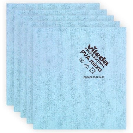 Vileda PVA Micro Cloth Blue 5 Pack