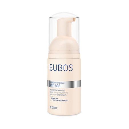 Eubos Anti Age Multi Active Mousse 100ml Wash Foam Gentle Cleansing Foam for All Skin Types