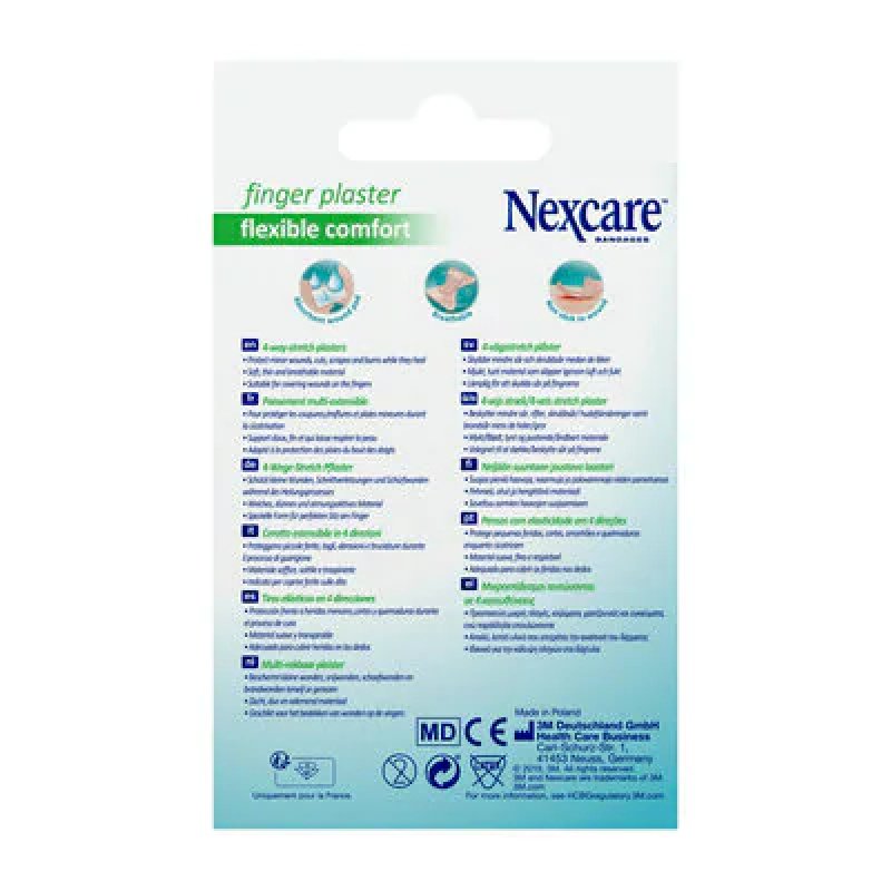 Nexcare Ultra Stretch Flexible Comfort Finger Plasters 44.5mm x 51mm
