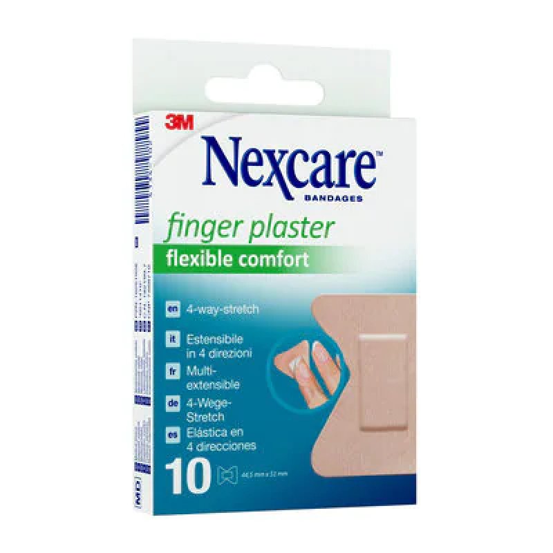 Nexcare Ultra Stretch Flexible Comfort Finger Plasters 44.5mm x 51mm