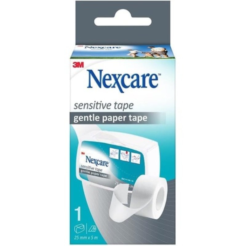 Nexcare Paper Sensib White 25mm x 5m