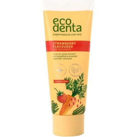 Ecodenta Kids Toothpaste Wild Strawberry Flavored Children's Toothpaste 75ml