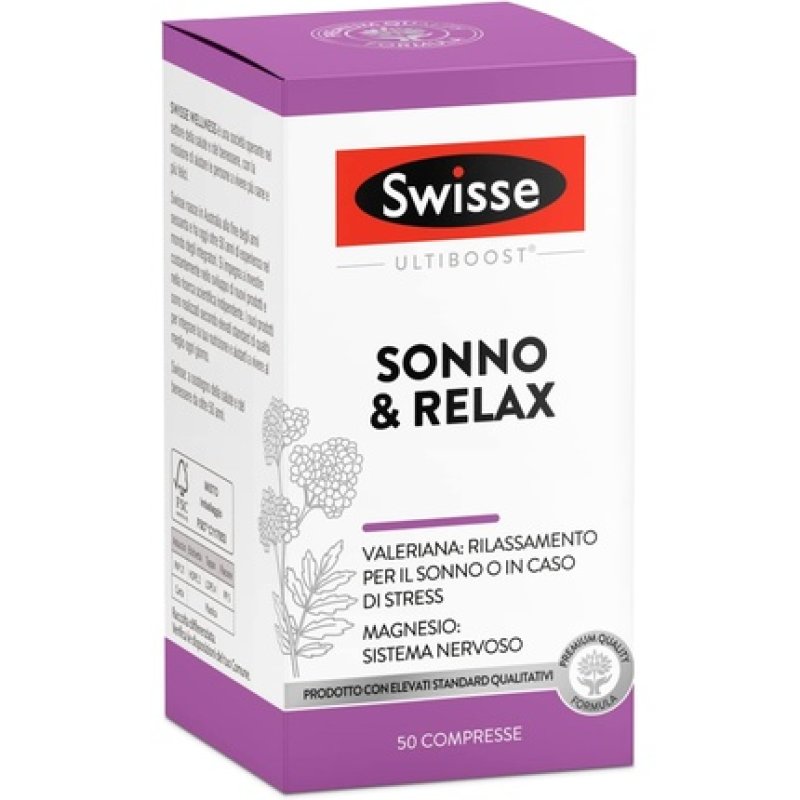 Swisse Relax and Mood - Sleep and Relax Dietary Supplement 50 Tablets