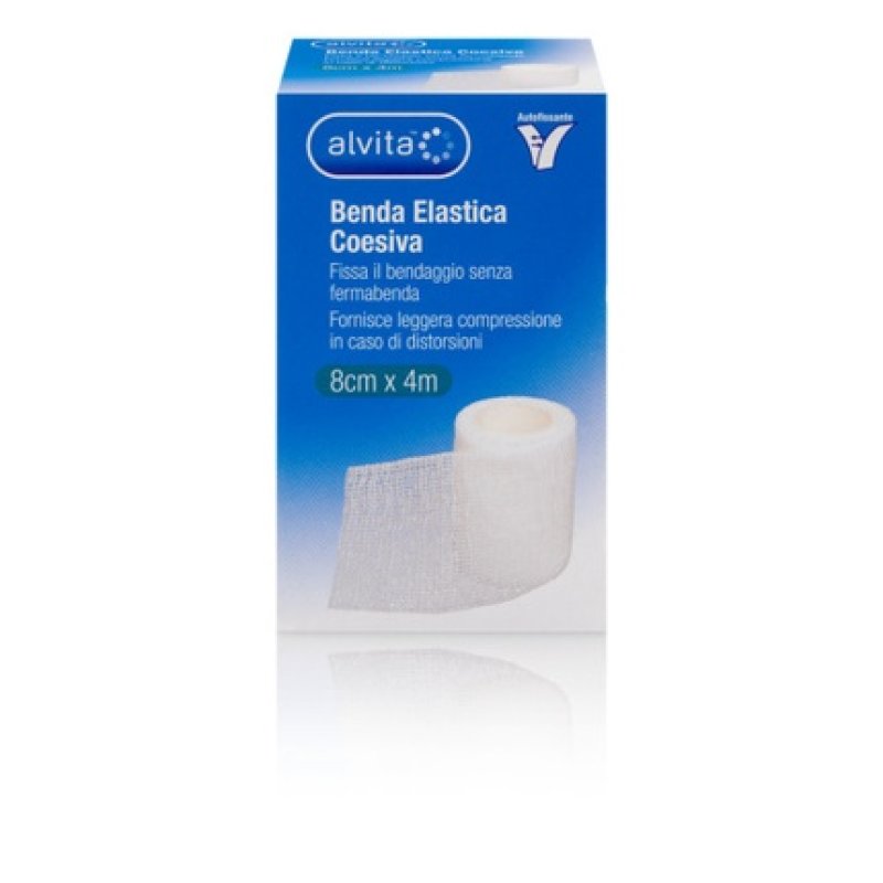 Alvita Cohesive Elastic Bandage 8x4