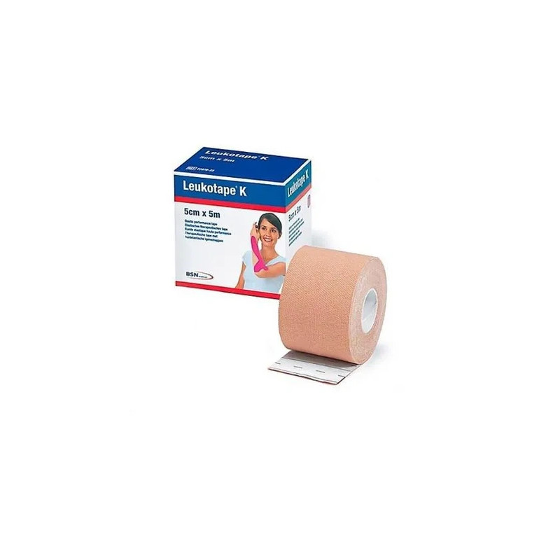 Bsn Medical Leukotape K Neuro Muscular Technical Bandage, Beige, 5 Cm X 5 Cm