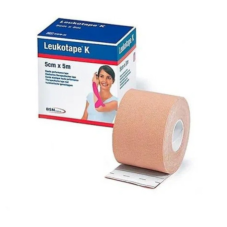 Bsn Medical Leukotape K Neuro Muscular Technical Bandage, Beige, 5 Cm X 5 Cm