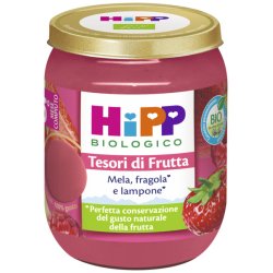 Hipp Italia Fruit Treasures Apple Strawberry Raspberry 160g