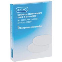 Alvita Adhesive Eye Pad - Pack of 5