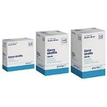 Alvita Sterile Hydrophilic Gauze in Pure Cotton 36 x 40 cm - Pack of 12