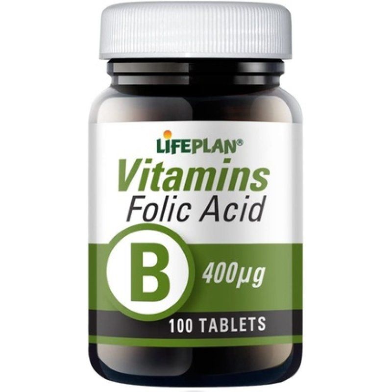 Lifeplan Folic Acid 400mcg 100 Tablets