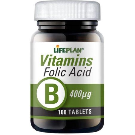Lifeplan Folic Acid 400mcg 100 Tablets