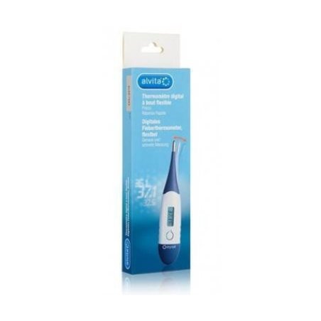 Alvita Digital Thermometer with Flexible Tip