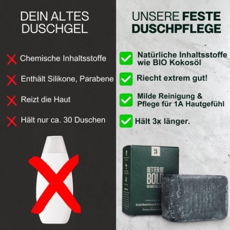 Better Be Bold Solid Shower Care for Body & Bald Head