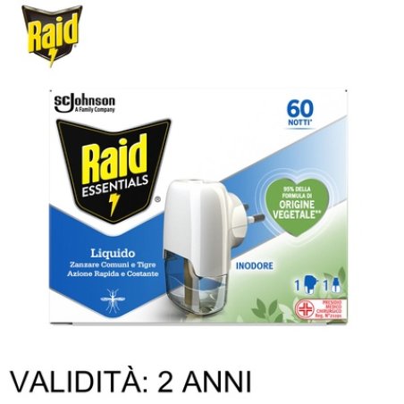 Raid Essential Liquid Electric Base 60 Nights 36 Milliliters