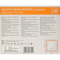 ALLEVYN Gentle Border 10cm x 10cm - Pack of 10