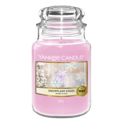 Yankee Candle Snowflake Kisses wax candle Round Rose, Violet, White rose Pink 1 pc(s)