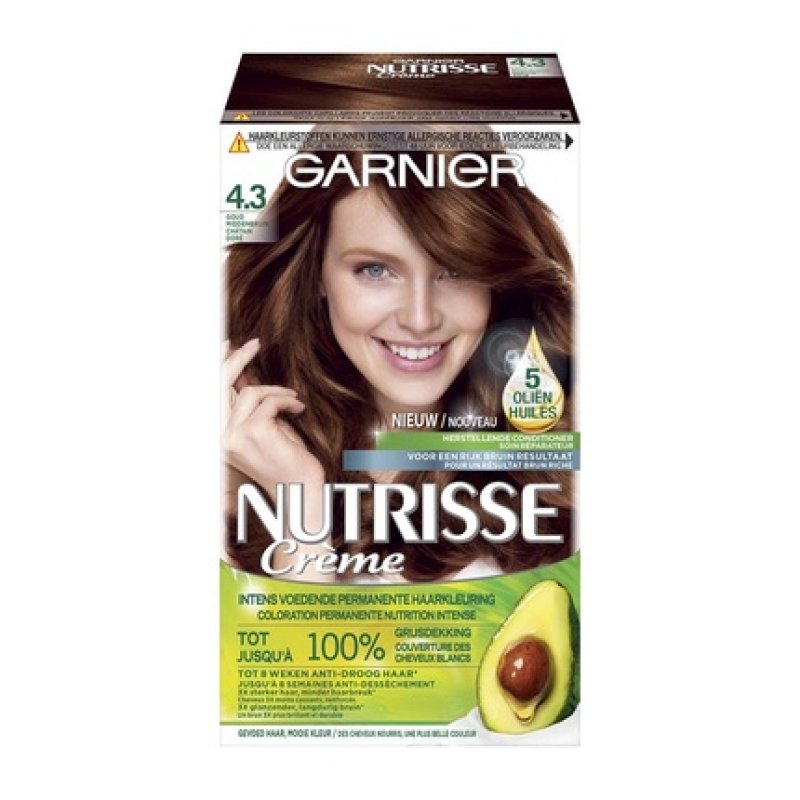 Garnier Nutrisse Creme 4.3/43 Cappuccino Hair Color