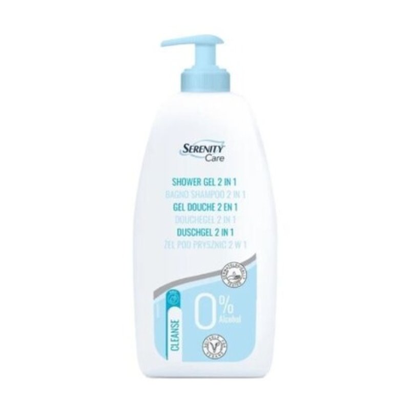 Serenity 2 in 1 Body and Hair Bath Shampoo 500ml