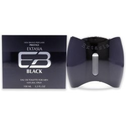New Brand Extasia Black For Men 3.4oz EDT Spray