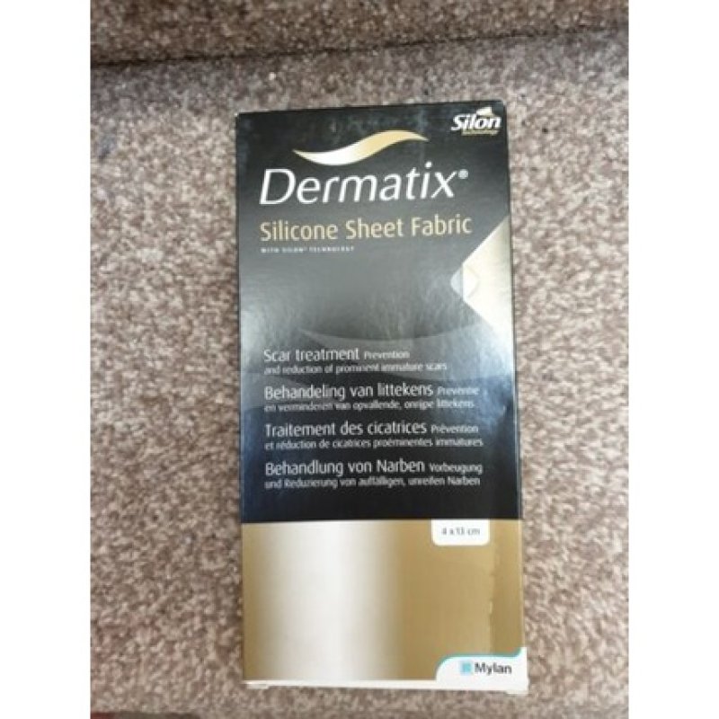 Dermatix Silicone Sheet Patch Fabric 4cmx13cm