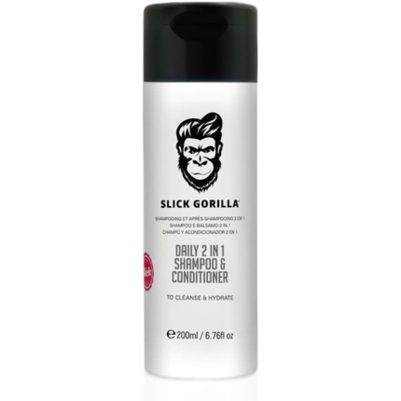 Slick Gorilla 2-in-1 Daily Shampoo & Conditioner Infused with Natural Ingredients