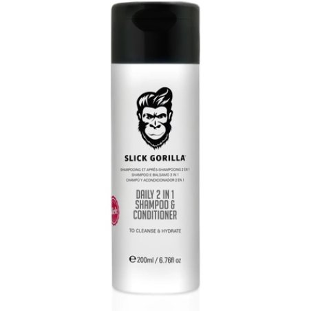 Slick Gorilla 2-in-1 Daily Shampoo & Conditioner Infused with Natural Ingredients