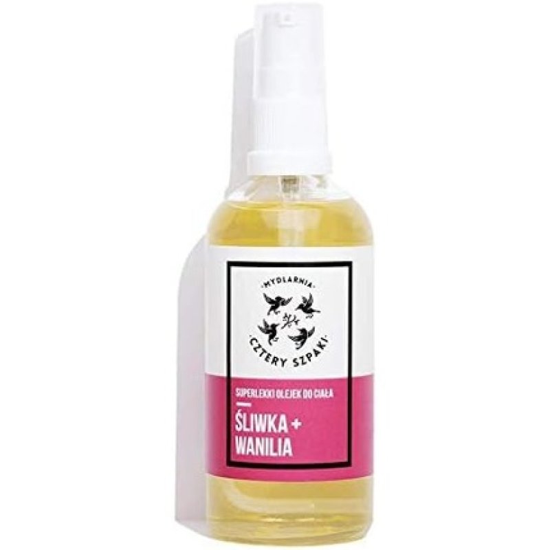 Cztery Szpaki Super Lightweight Body Oil Plum and Vanilla 100ml