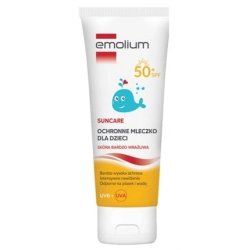 Emolium Suncare Protective Milk For Children Very Sensitive Skin Spf 50 - 125 Ml