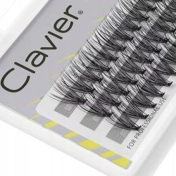 Clavier Artificial Eyelashes in Clusters BeDu2o Double Volume Various Lengths 8-14mm Ultravolume for a Perfect Look 8mm