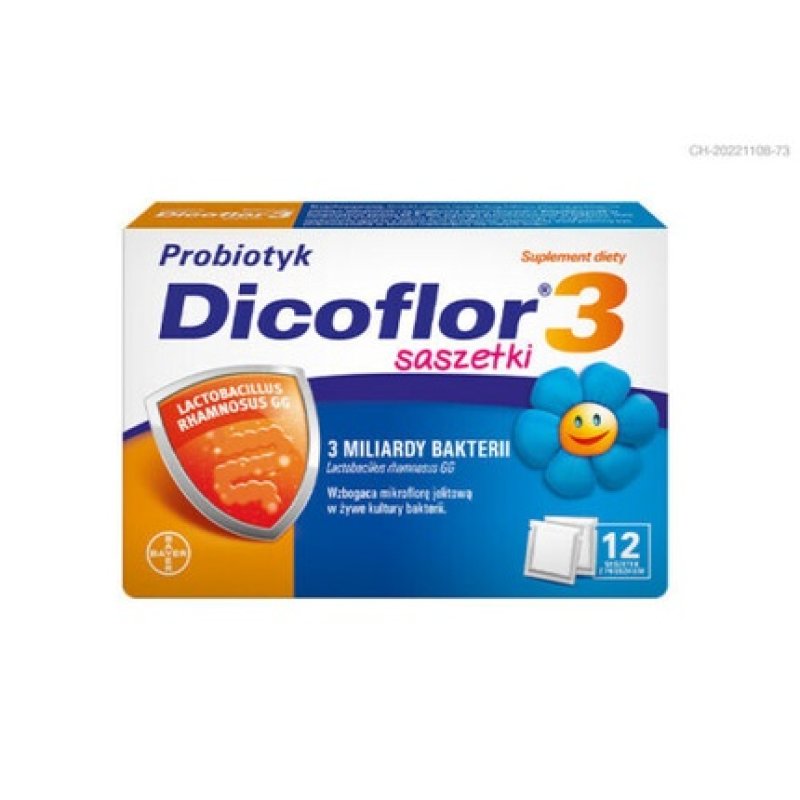 Dicoflor 3 Probiotic Supplement 12 Sachets