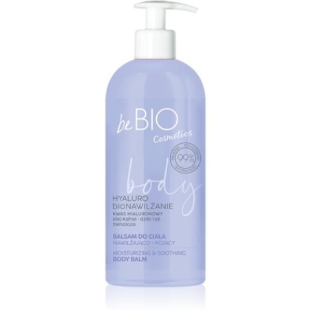 Be Bio Natural Body Lotion with Hyaluronic Acid, Trehalose, and Wild Rice Extract - 350ml